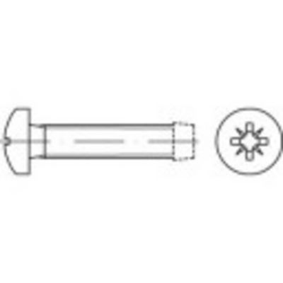 TOOLCRAFT 141016 Tapbouten M2.5 16 mm Kruiskop Pozidriv DIN 7500 Staal Galvanisch verzinkt 1000 stuk(s)