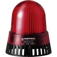 Werma Signaltechnik Combi-signaalgever LED 420.110.75 Rood Continulicht 24 V/AC, 24 V/DC 92 dB - thumbnail