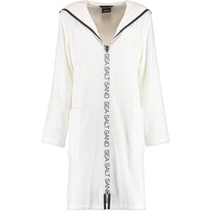 Cawö Cawö Dames Badjas 3101 Weiss M