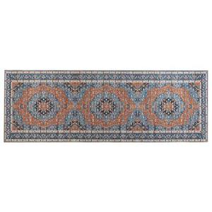 Beliani - MIDALAM - Loper - Blauw - 70 x 200 cm - Polyester