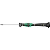 Wera 2055 05118030001 Elektronica en fijnmechanica Kruiskop schroevendraaier PZ 0 Koplengte: 60 mm DIN ISO 8764-PZ