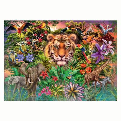Ravensburger Legpuzzel jungle tiger, 1000st.