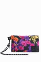 Gebloemde toilettas - BLACK - U