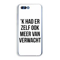 Meer verwacht: Honor 10 Transparant Hoesje Meer verwacht: Honor 10 Transparant Hoesje