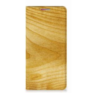 Motorola Moto G60s Book Wallet Case Licht Hout