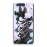 Pastel zwart: Honor 9 Transparant Hoesje