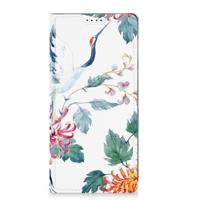 Motorola Edge 40 Neo | Hoesje maken | Bird Flowers