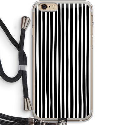 Stripes: iPhone 6 PLUS / 6S PLUS Transparant Hoesje met koord