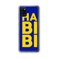 Habibi Blue: Samsung Galaxy A31 Transparant Hoesje