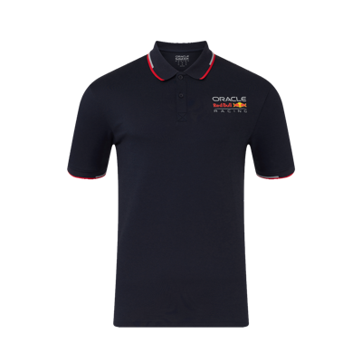 Red Bull Racing Polo - M - Full Colour Logo Polo - Navy - Max Verstappen