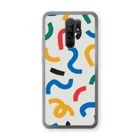 Illustratieve pop 2: Xiaomi Redmi 9 Transparant Hoesje