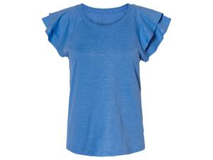 esmara Dames t-shirt (XS (32/34), Blauw)