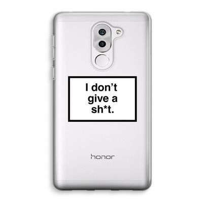 Don't give a shit: Honor 6X Transparant Hoesje