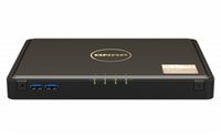 QNAP TBS-464 NAS Desktop Ethernet LAN Zwart - thumbnail