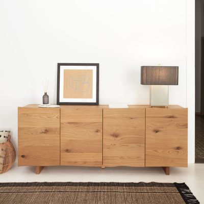 Kave Home Dressoir 'Rasha' 4-deurs, 180cm