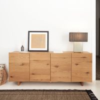 Kave Home Dressoir 'Rasha' 4-deurs, 180cm