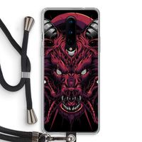 Hell Hound and Serpents: OnePlus 8 Transparant Hoesje met koord