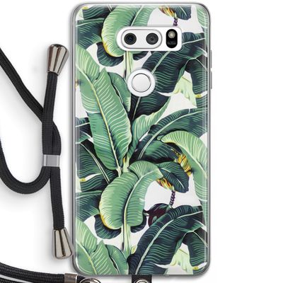 Bananenbladeren: LG V30 Transparant Hoesje met koord