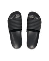 HEMA Heren badslippers met ribbelband zwart (zwart)