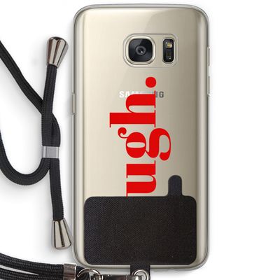 Ugh: Samsung Galaxy S7 Transparant Hoesje met koord