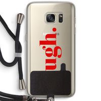 Ugh: Samsung Galaxy S7 Transparant Hoesje met koord