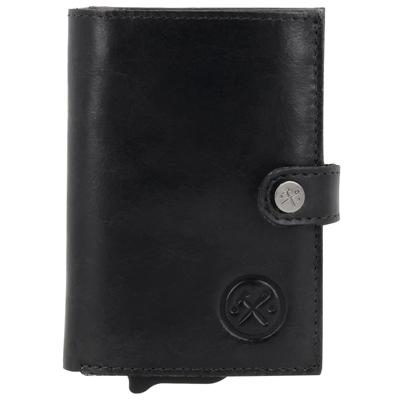 Hide & Stitches Portemonnee Porto met Safety Wallet RFID Zwart