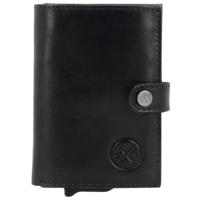 Hide & Stitches Portemonnee Porto met Safety Wallet RFID Zwart