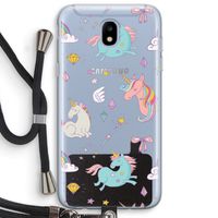 Fantasiewereld: Samsung Galaxy J5 (2017) Transparant Hoesje met koord
