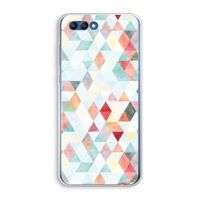 Gekleurde driehoekjes pastel: Honor 10 Transparant Hoesje