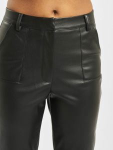 Missguided / Cargobroek Faux Leather Cigarette in zwart