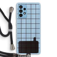 Rooster: Samsung Galaxy A52 Transparant Hoesje met koord