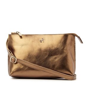 dR Amsterdam Crossbody Schoudertasje Metallics Goud