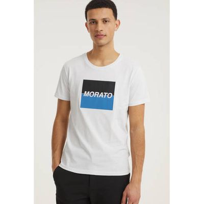Antony Morato T-shirt met logo 100% katoen Antony Morato T-shirt met logo 100% katoen