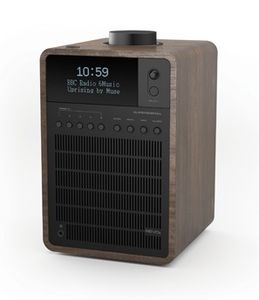 Revo: SuperSignal FM/DAB+ Radio met Bluetooth - Walnut/Black