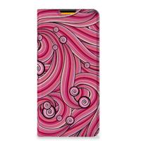 Samsung Galaxy M52 | Bookcase | Swirl Pink