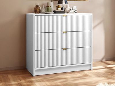 Dressoir RAMAZANI 3 lades wit