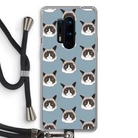 It's a Purrr Case: OnePlus 8 Pro Transparant Hoesje met koord
