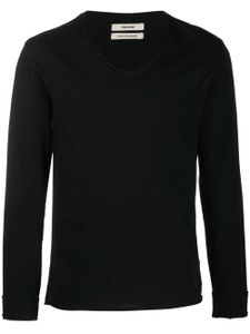 Zadig&Voltaire t-shirt Monastir à manches longues - Noir