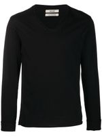 Zadig&Voltaire t-shirt Monastir à manches longues - Noir