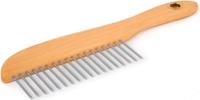 Platte houten kam grof