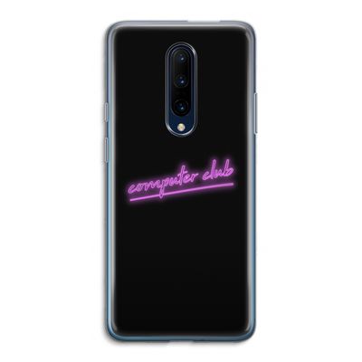 Vice Black: OnePlus 7 Pro Transparant Hoesje