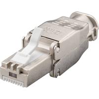 TRU COMPONENTS CAT 6a RJ45-connector, zonder gereedschap 1610346 Stekker, recht Aantal polen 8P8C 1 stuk(s)