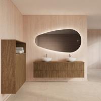 Badmeubelset BWS Hybris Castle Brown 200 cm Met Waskom