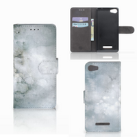 Hoesje Wiko Lenny 2 Painting Grey - thumbnail