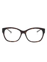 Jimmy Choo Eyewear lunettes de vue à monture papillon - Marron