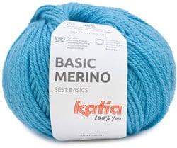 Katia Basic Merino 104 Blauw Cyaan