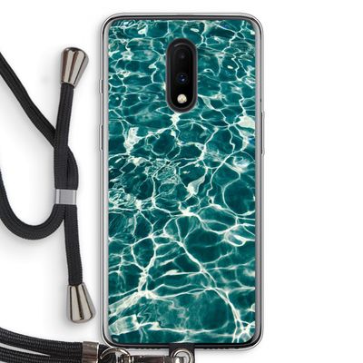Weerkaatsing water: OnePlus 7 Transparant Hoesje met koord