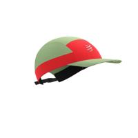 Compressport 5 Panel Light Cap nile/fluo red