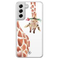 Samsung Galaxy S21 FE hybride hoesje - Giraffe