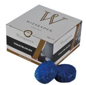 Wiesbaden set � 12 stuks toiletblokjes blauw tbv Geberit